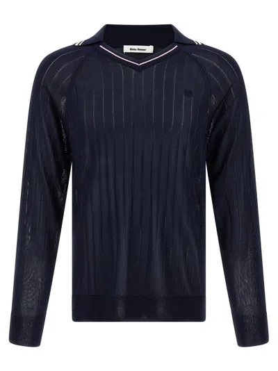 WALES BONNER WALES BONNER 'ROOTS POLO SHIRT' SWEATER