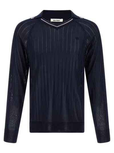 Wales Bonner Roots Polo Shirt Sweaters And Cardigans Multicolor