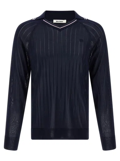 WALES BONNER ROOTS POLO SHIRT SWEATER