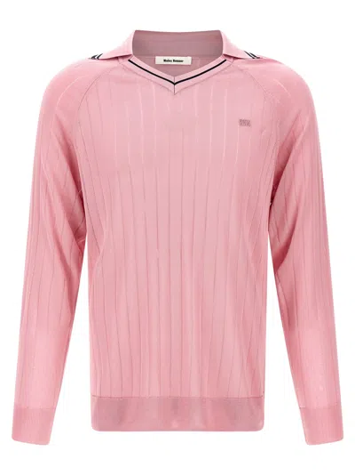 WALES BONNER ROOTS POLO SHIRT SWEATER