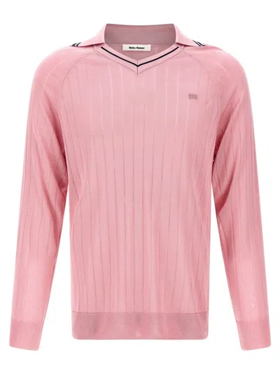 WALES BONNER 'ROOTS POLO SHIRT' SWEATER