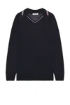 Wales Bonner Roots Polo Top In Black