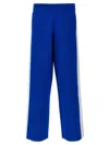 Wales Bonner Striped Side Panel Track Tide Joggers In Royal Blue