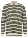 Wales Bonner Samuel Striped Polo Shirt In Multi