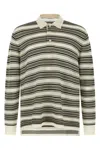 Wales Bonner Samuel Striped Polo Shirt In Multi