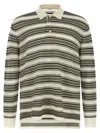 Wales Bonner Samuel Striped Polo Shirt In Multi