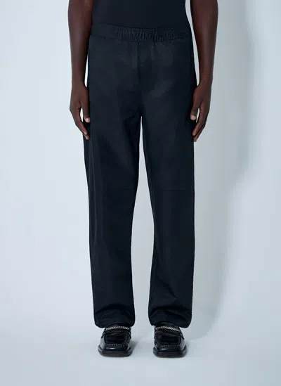 Wales Bonner Satin Track Pants In Blue