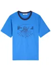 Wales Bonner Blue Jazz T-shirt In Blue