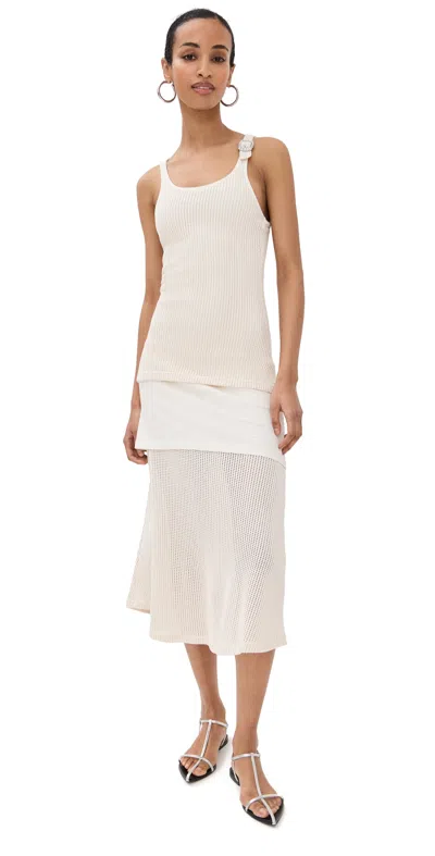 Wales Bonner Serenity Dress Ivory