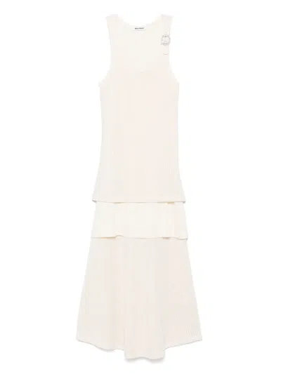 Wales Bonner Serenity Midi Dress
