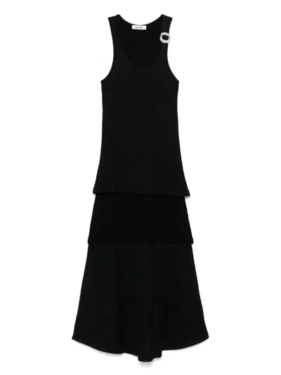 Wales Bonner Serenity Midi Dress