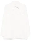 Wales Bonner Coda Shirt In Light Chalk