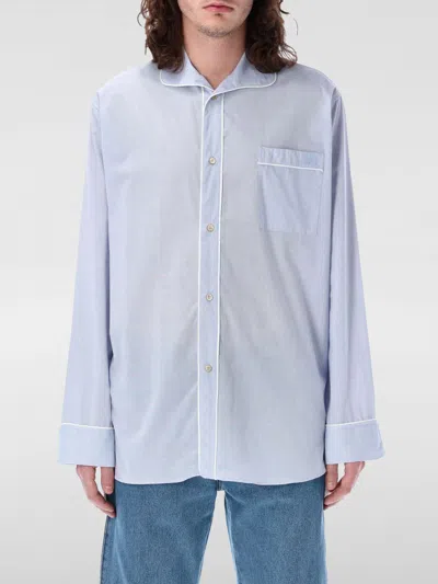WALES BONNER SHIRT WALES BONNER MEN COLOR BLUE,F58144009