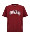 Wales Bonner Bordeaux Cotton Howard T-shirt In Brown