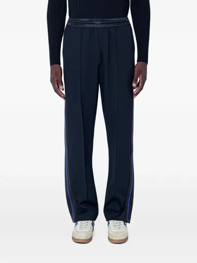 Wales Bonner Side-stripe Track Pants In Blue