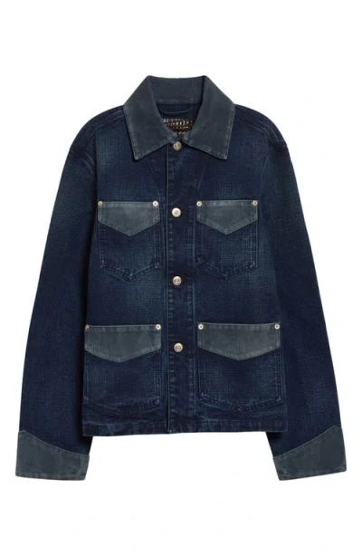 Wales Bonner Sierra Canvas Utility Jacket In Multi