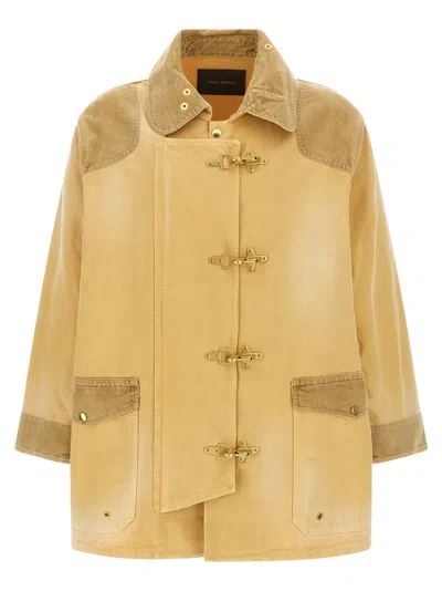 Wales Bonner Sierra Coat In Neutral
