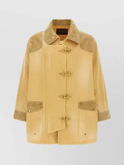 Wales Bonner Sierra Coat In Yellow