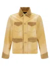 Wales Bonner Sierra Corduroy-panel Canvas Jacket In Multi