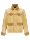 Wales Bonner Sierra Corduroy-panel Canvas Jacket In Multi