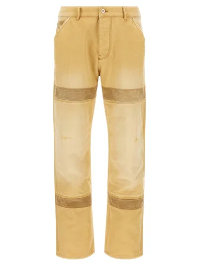 Wales Bonner Japanese Canvas Sierra Straight Trousers In White