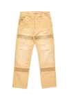 Wales Bonner Japanese Canvas Sierra Straight Trousers In Brown