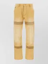 Wales Bonner Japanese Canvas Sierra Straight Trousers In Yellow