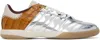 Wales Bonner Silver & Brown Adidas Originals Edition Mn Samba Sneakers In Silver Met./silver M
