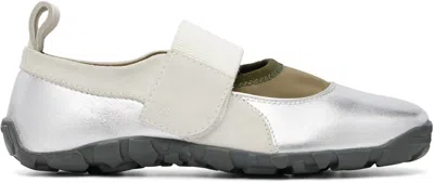 Wales Bonner Silver Jewel Mary Jane Sneakers