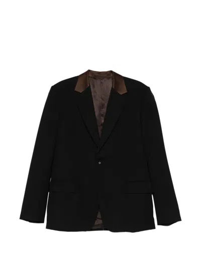 Wales Bonner Single-breasted Blazer In Black