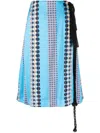 Wales Bonner Chari Printed Skirt