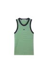 Wales Bonner Sonic Striped Tank Top Green In Green
