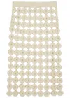 Wales Bonner Off-white Stanza Midi Skirt In Ivory