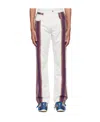 Wales Bonner Panelled Straight Jeans In White
