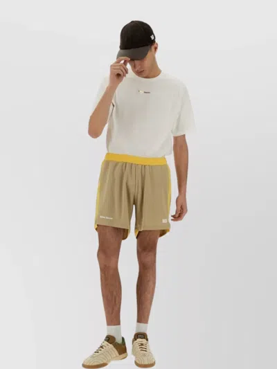 Wales Bonner Straight Hem Crew Neck T-shirt In Neutral