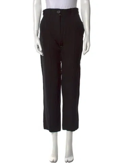 Pre-owned Wales Bonner Straight Leg Pants In Black