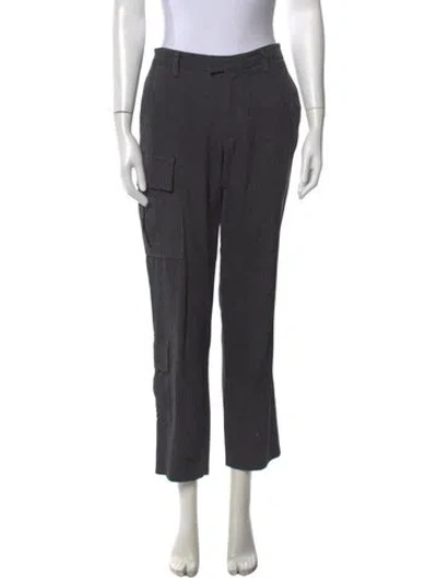 Pre-owned Wales Bonner Straight Leg Pants In Grey