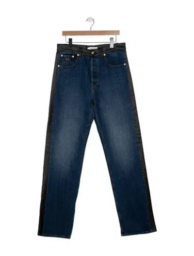 Pre-owned Wales Bonner Straight-leg Jeans In Blue