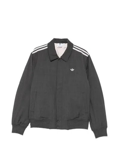 Wales Bonner Kids' Bomberjacke Mit Streifendetail In Black