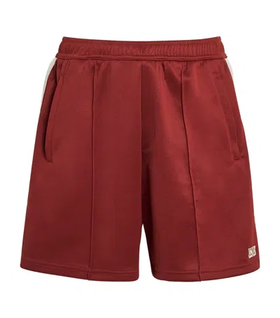 Wales Bonner Stripe Motion Shorts In Red