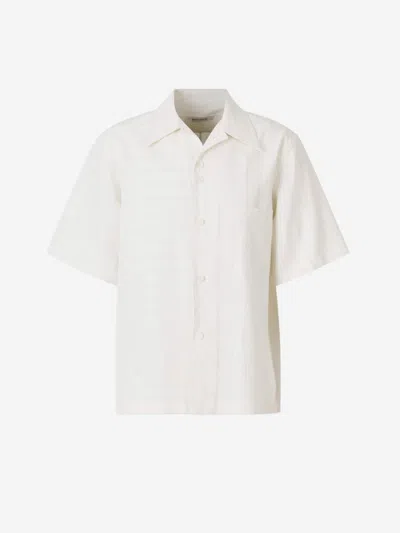 WALES BONNER WALES BONNER STRIPED LINEN SHIRT