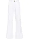 Wales Bonner Stud-detail Straight-leg Jeans In White