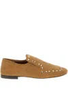 Wales Bonner Stud-embellished Loafers In Brown