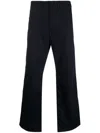 Wales Bonner Pantalone In Cotone Blu Notte Uomo In Blue