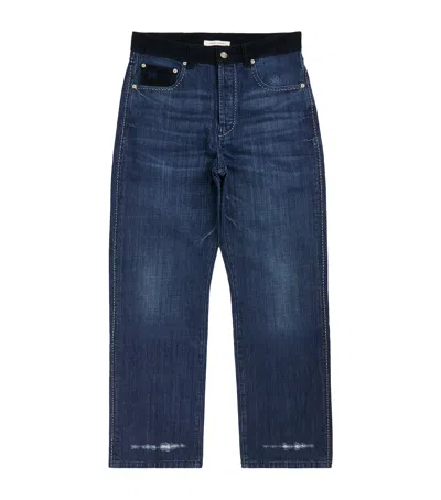 Wales Bonner Studio Straight Jeans In Blue
