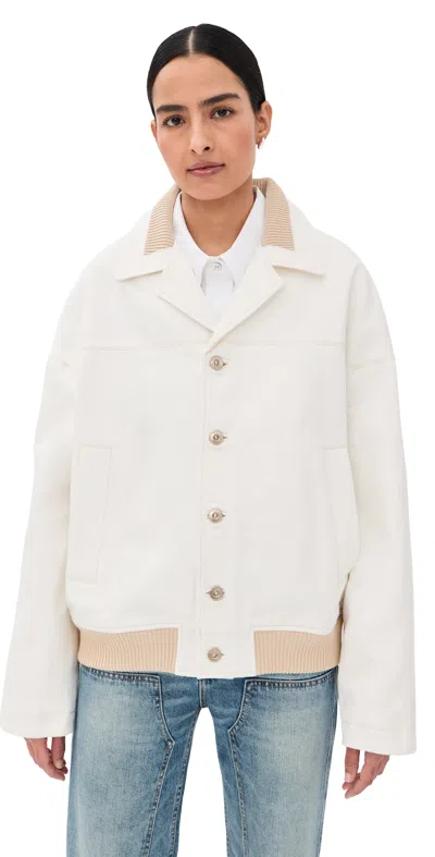 Wales Bonner Study Jacket Ivory In White