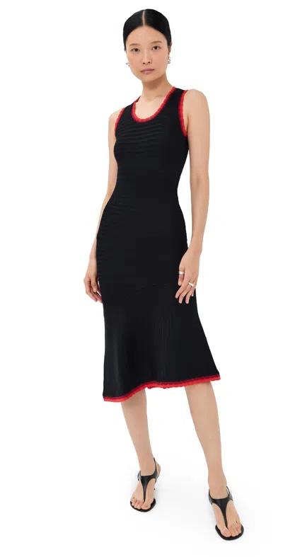 Wales Bonner Sun Knit Dress Black