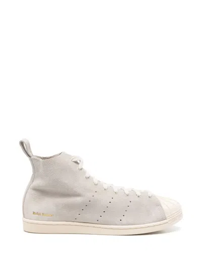 Wales Bonner Superstar Hi Lace-up Sneakers In Red