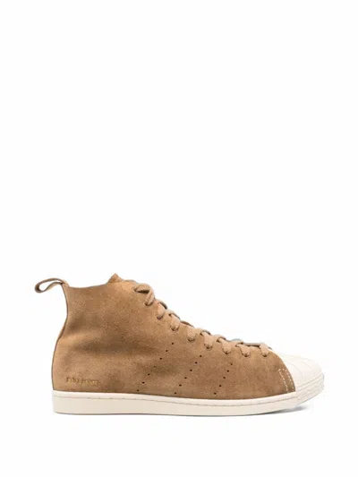 Wales Bonner Superstar Hi Sneakers In Brown