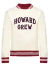 Wales Bonner Embroidered Cotton Polo Sweatshirt In White
